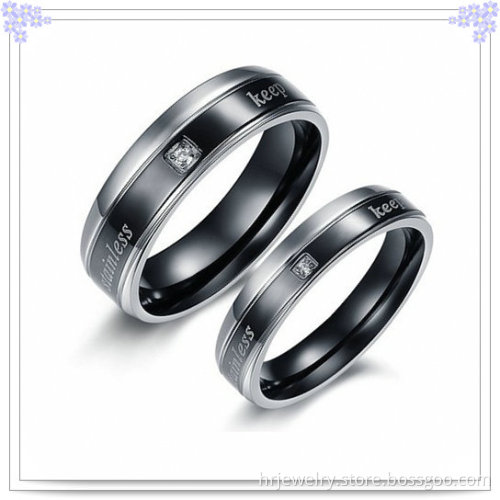 Fashion Jewelry Couple Jewellery Stainless Steel Ring (HR3610)